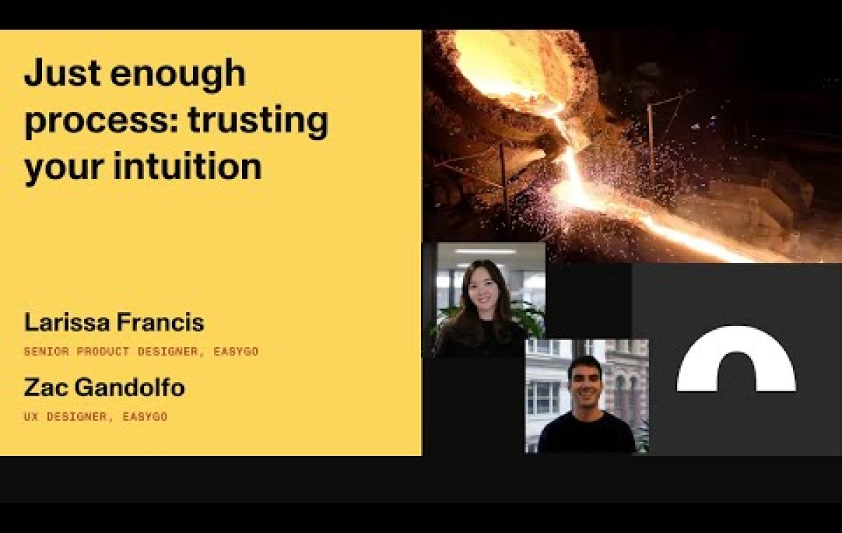 Just enough process: trusting your intuition